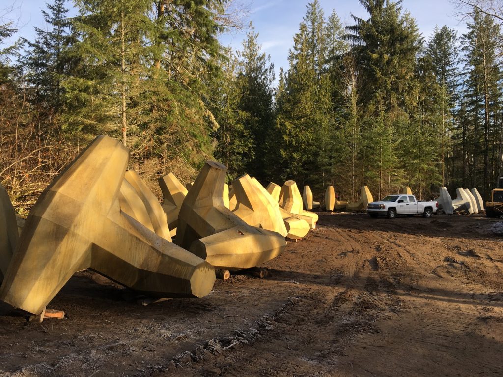 Orville Road Engineered Logjam Setback Revetment – Phase 2 in Orting, WA